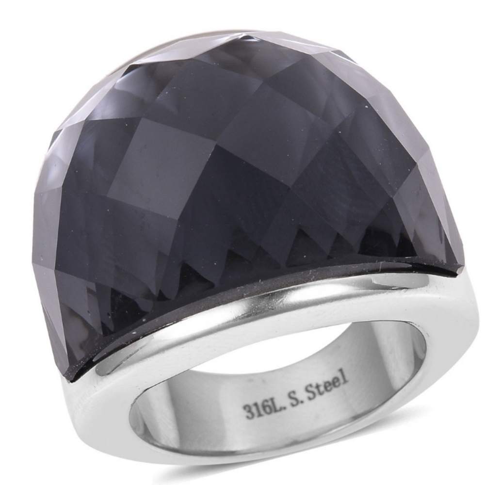 Black Sapphire Ring